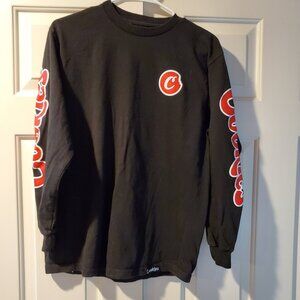 Cookies long sleeve heavy duty 100% cotton t-shirt, men's large